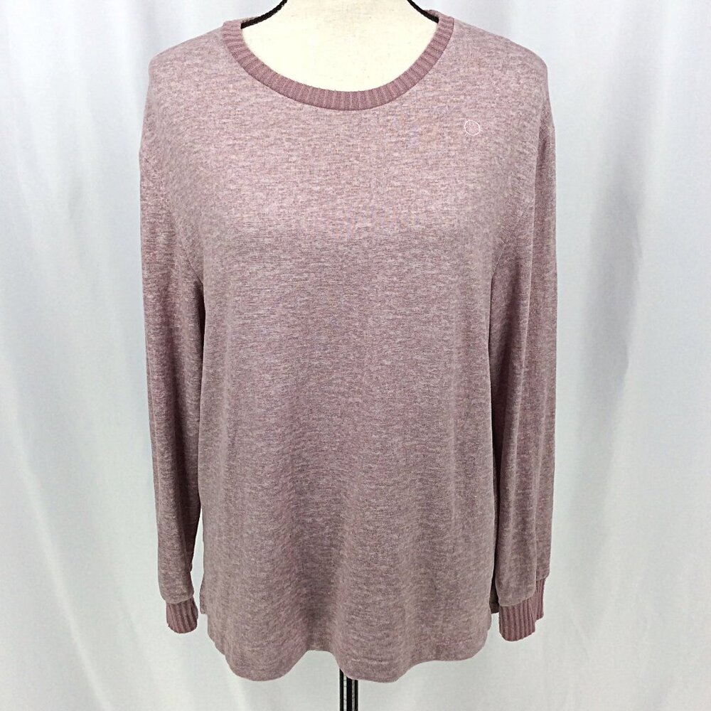 Born Top Womens Size Large Mauve Pink‎ Long Sleeve Knit Lightweight Sweater